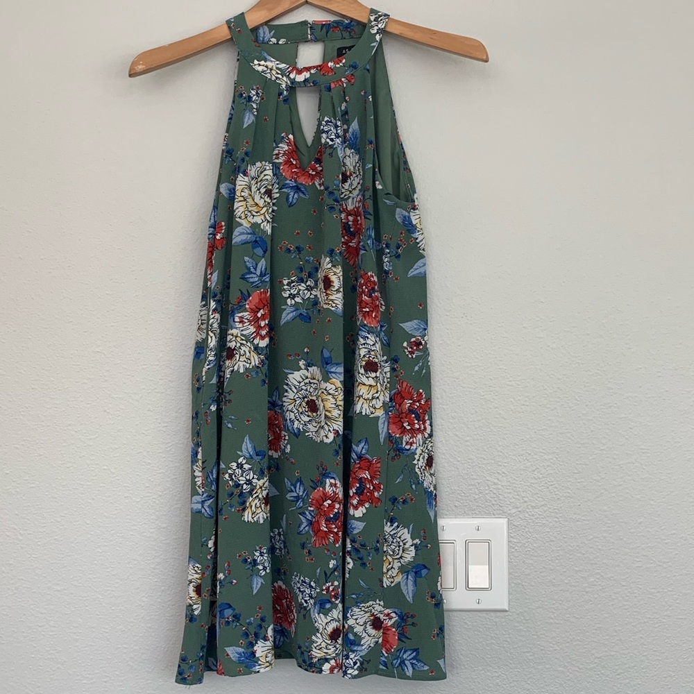 As U Wish lined keyhole neckline floral dress S - Picture 10 of 12